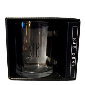 Brand New Rae Dunn Glass Mug "Sip"